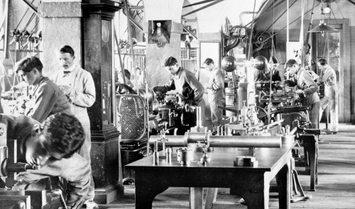 Atelier de mécanique - 1916-1917